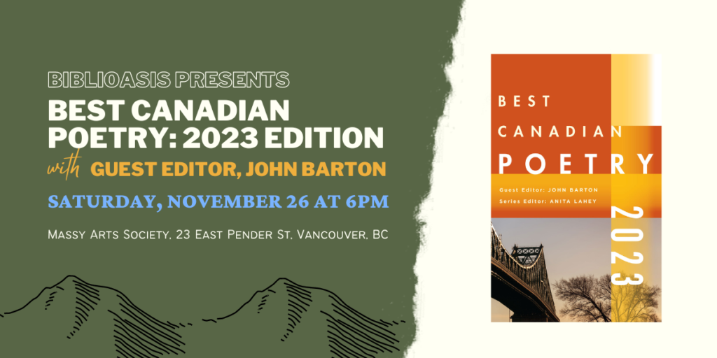 Best Canadian Poetry: Celebrating the 2023 Edition